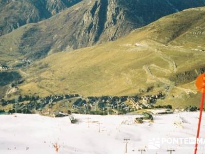 Esquí Baqueira; clubes de senderismo madrid; grupo montaña madrid